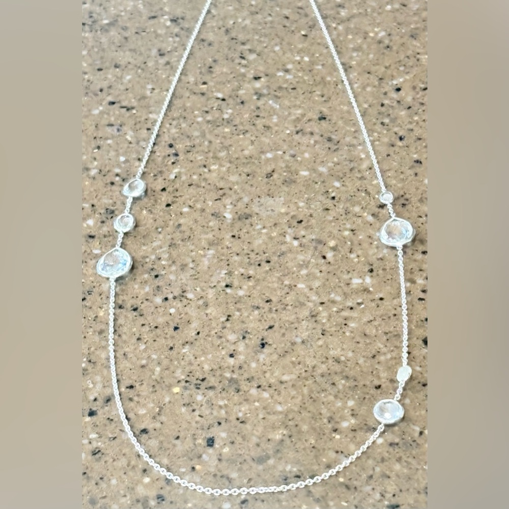 IPPOLITA sterling Rock Candy 7 stone necklace. 32” Can be doubled.
